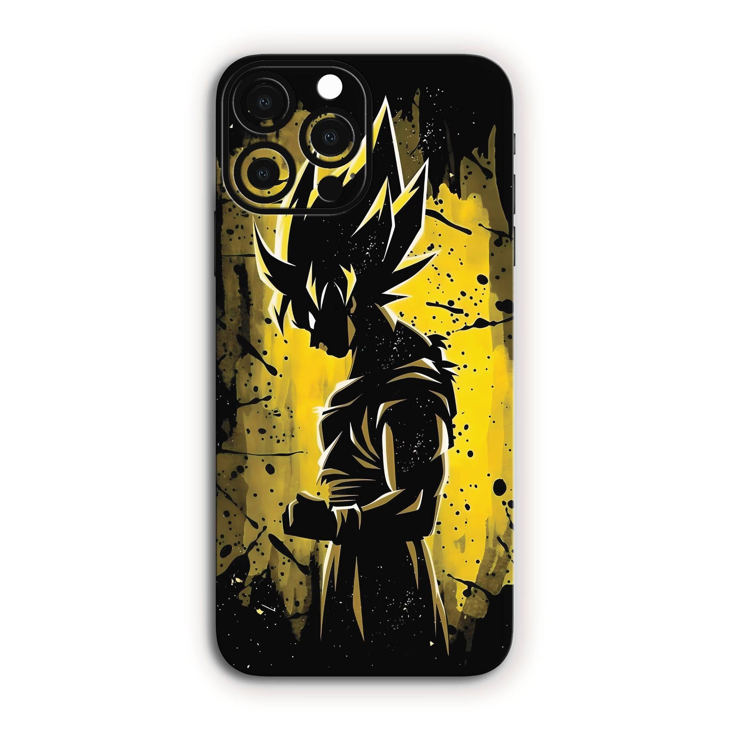 Super Saiyan Son Goku Yellow Dragon Ball Anime Mobile Skin