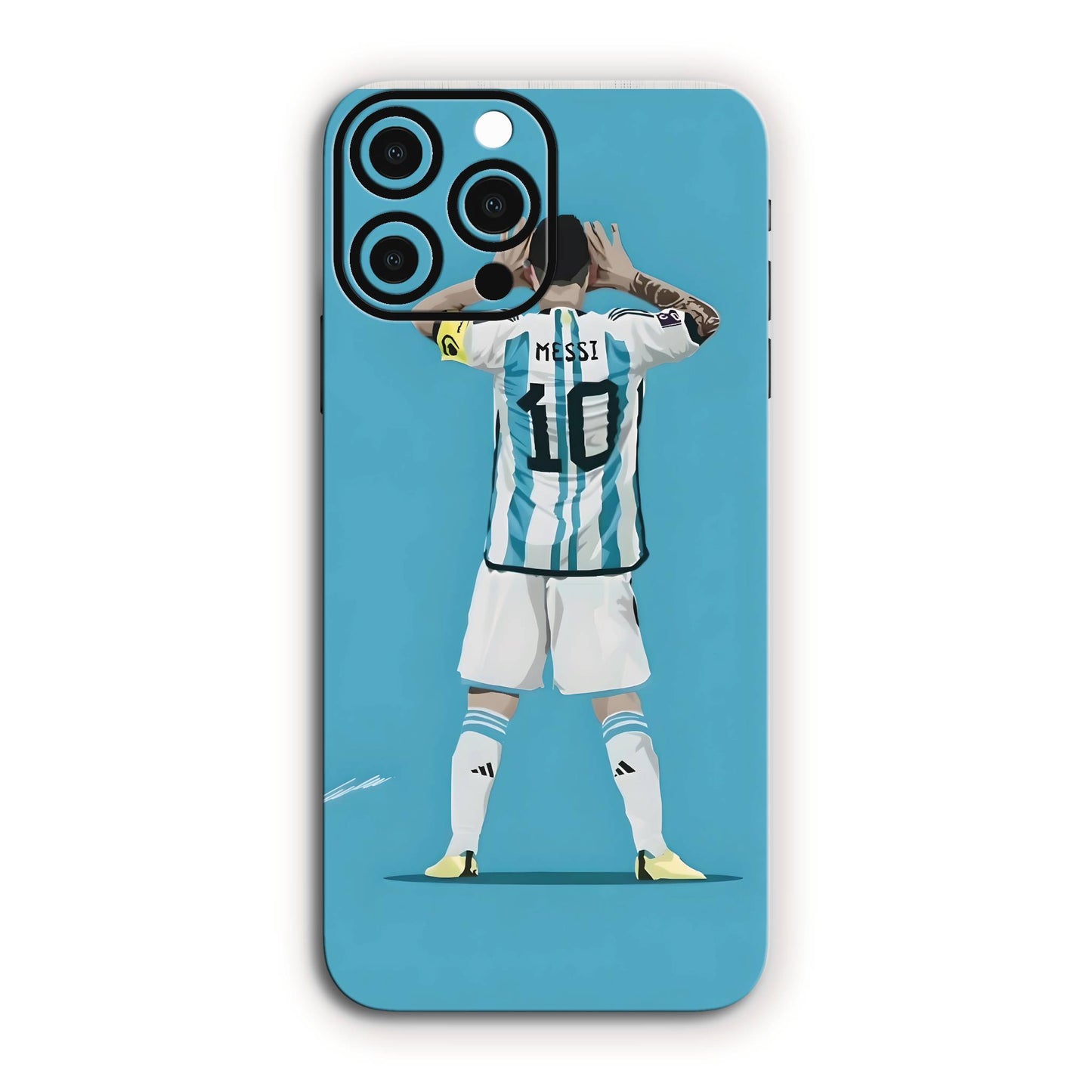 Messi Iconic Celebration Argentina Football Mobile Skin