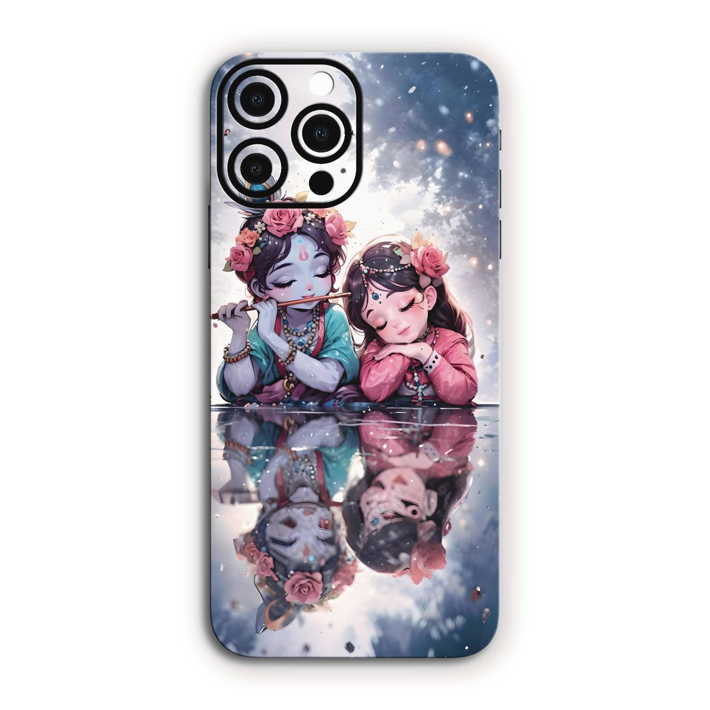 Radha Krishna Bhagwan Mobile Skin
