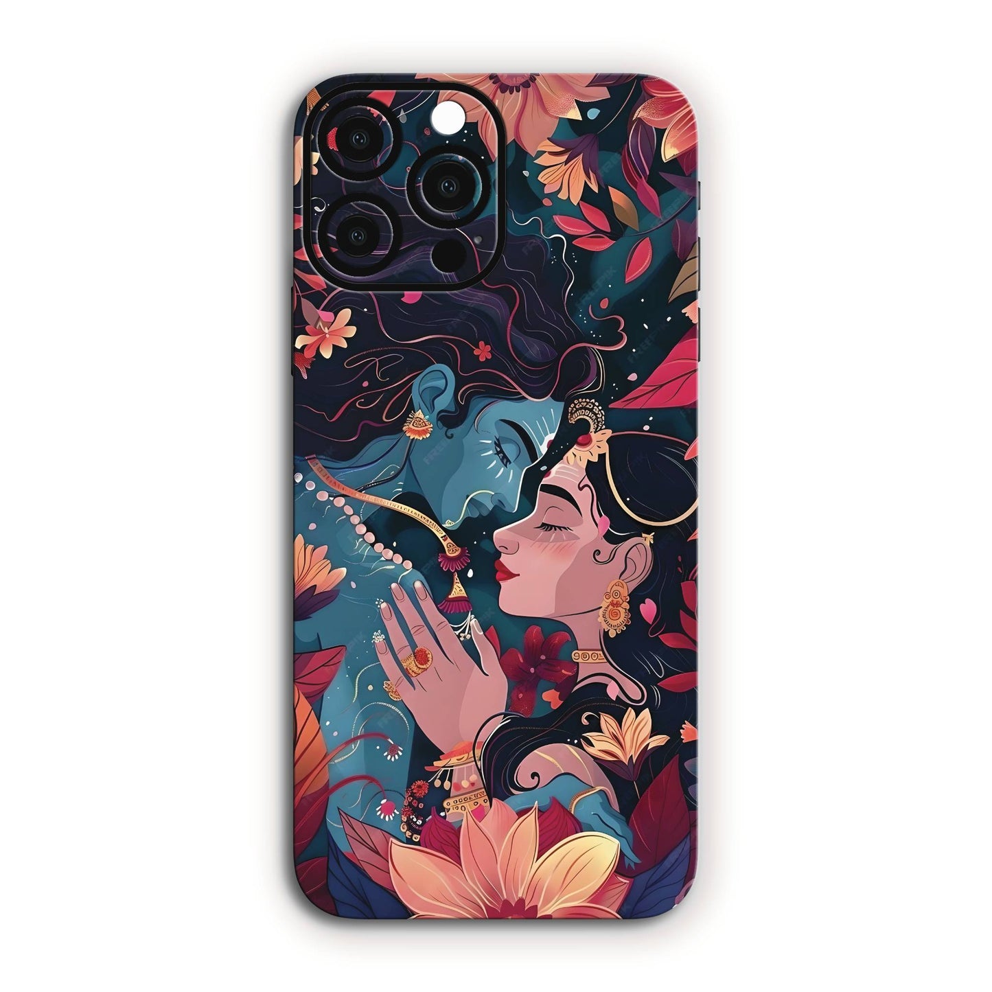 Radha Krishna Bhagwan Mobile Skin