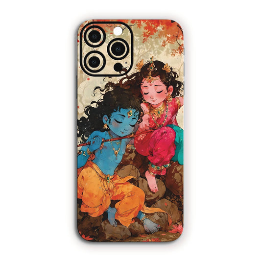 Radha Krishna Flute Mobile Skin