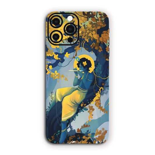 Shree Krishna Flute Bhagwan Mobile Skin
