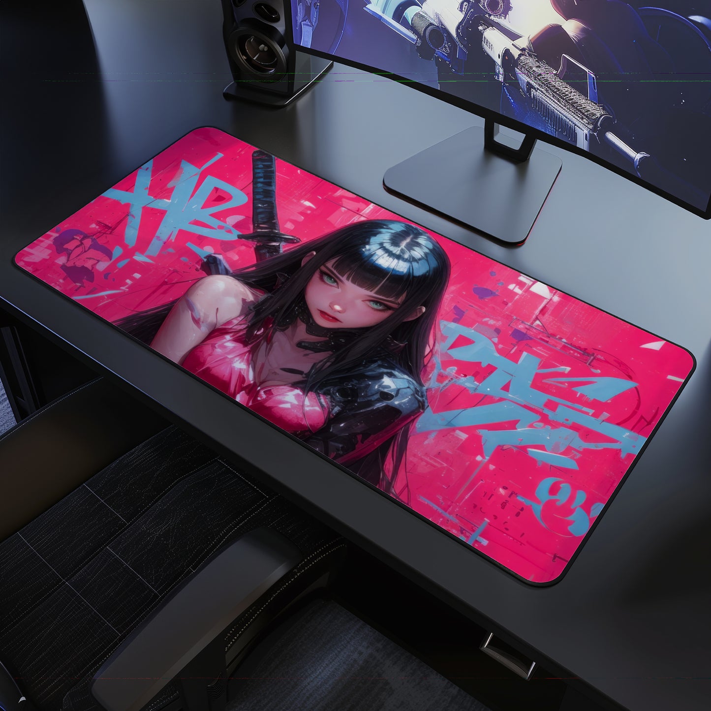 Anime Girl Desk Mat