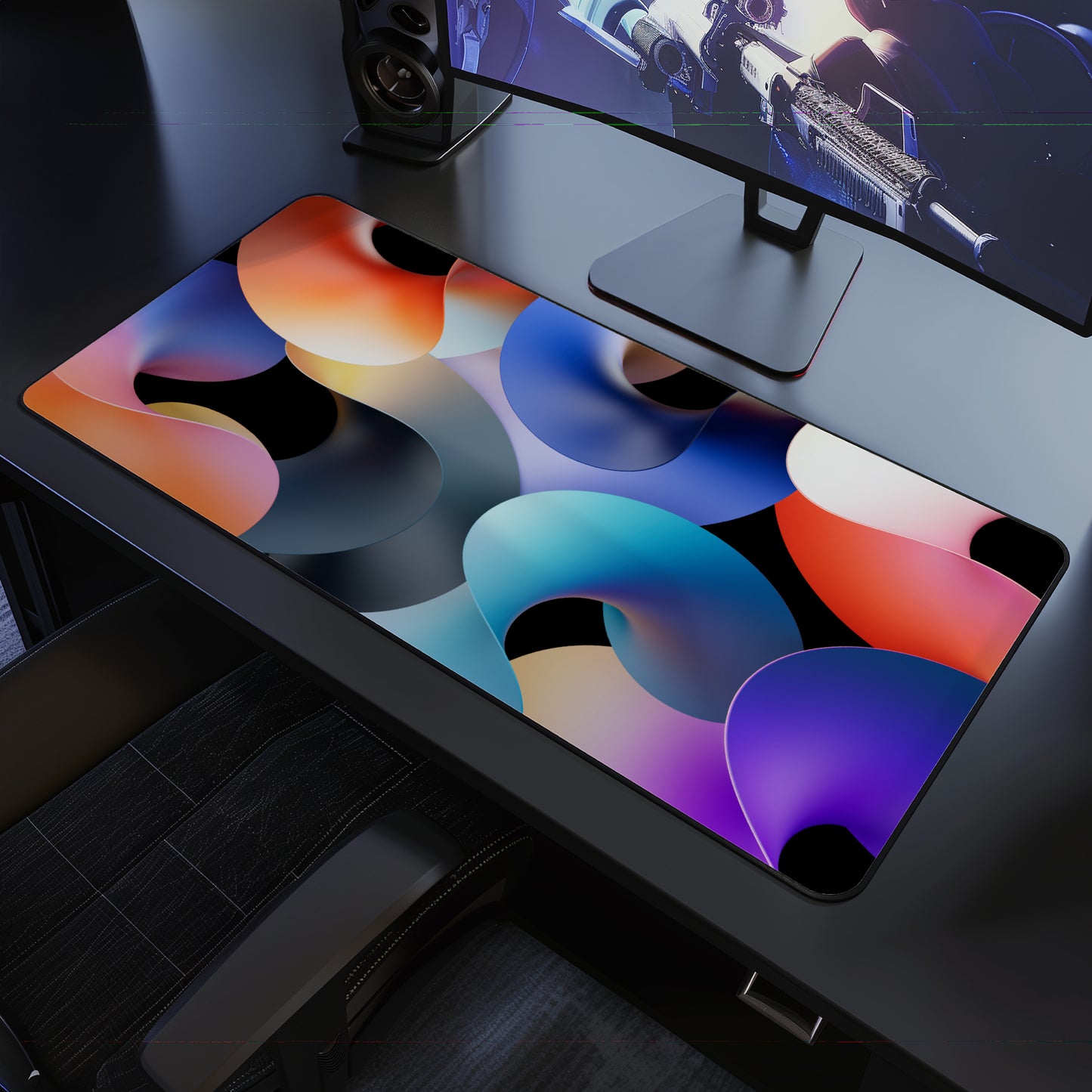 Unique Design Abstract Desk Mat