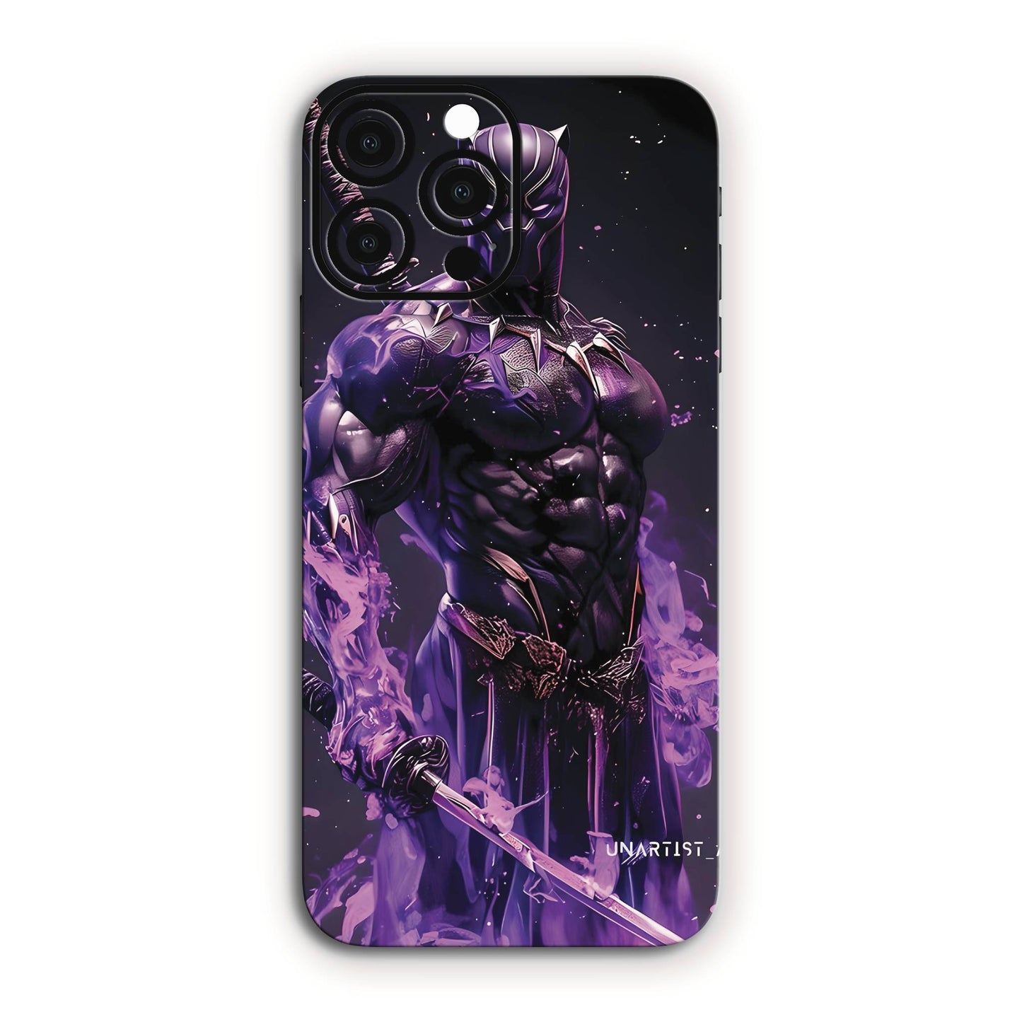 Black Panther Superhero Mobile Skin