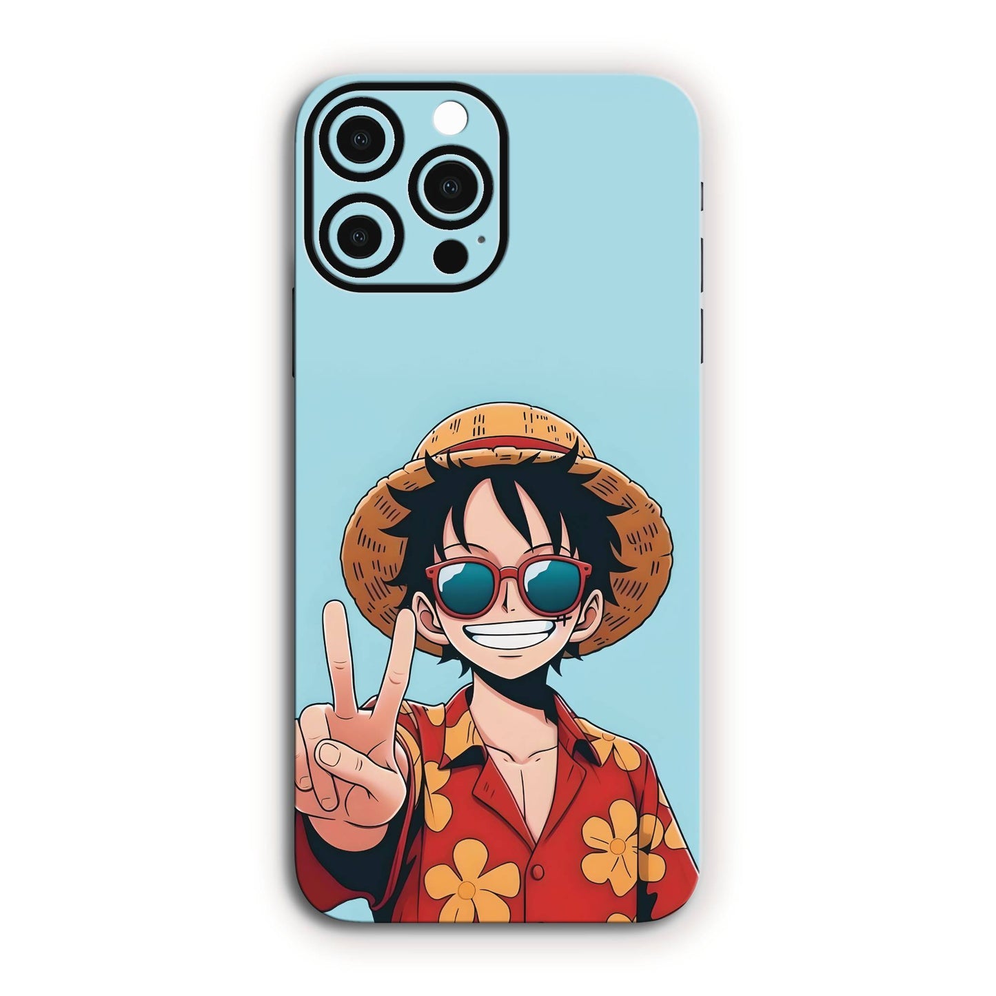 One Piece Luffy Peace Anime Mobile Skin