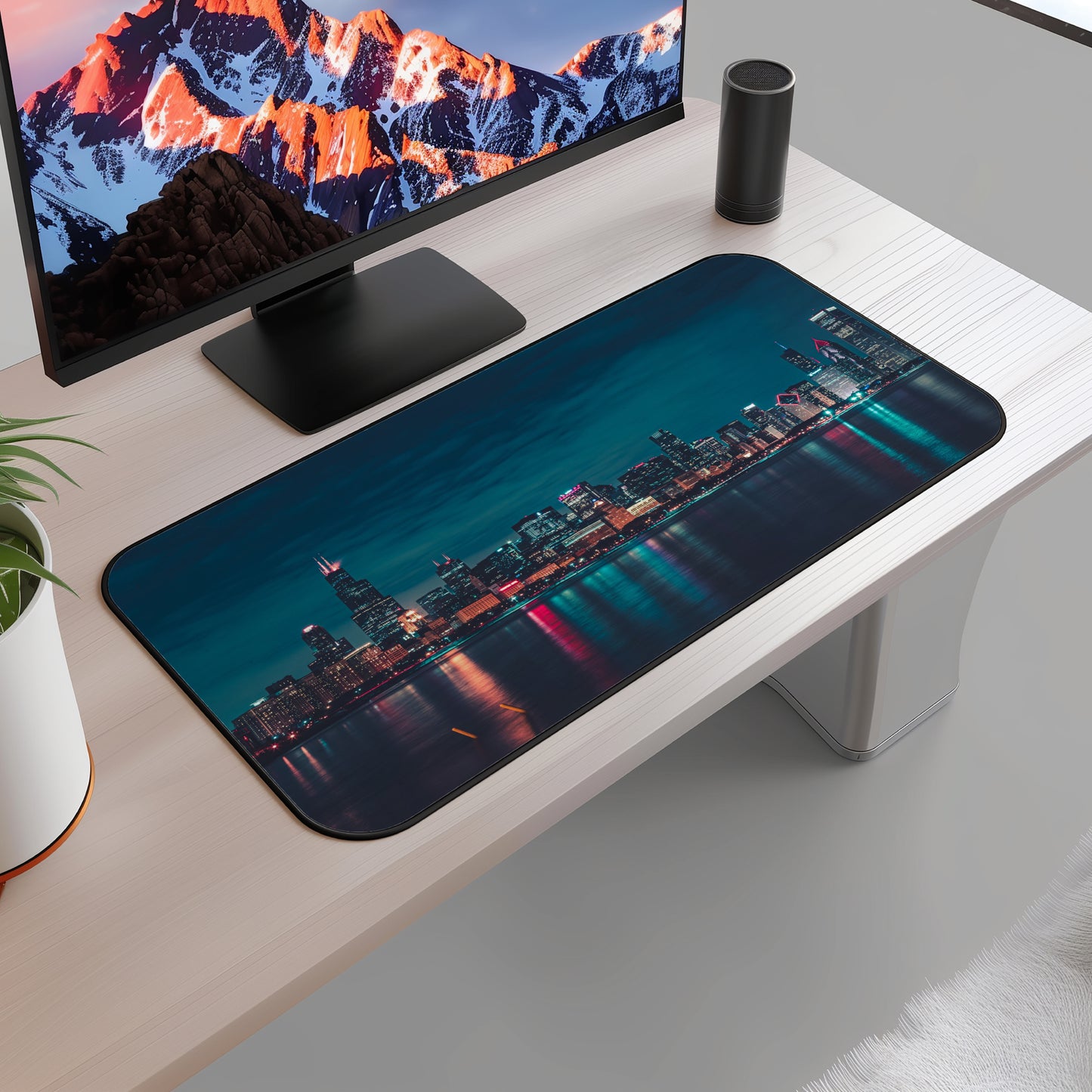 Abstract Shadow Effect Desk Mat