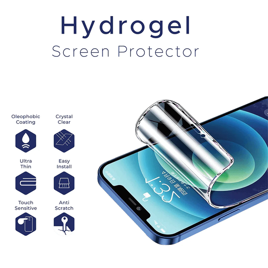 Hydrogel Screen Protector (Universal Fit + Install Kit)