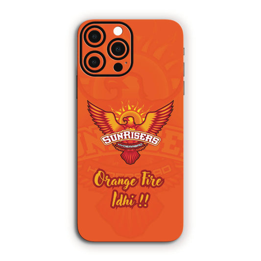 Sunrisers Hyderabad (SRH) Orange Fire Idhi IPL Mobile Skin