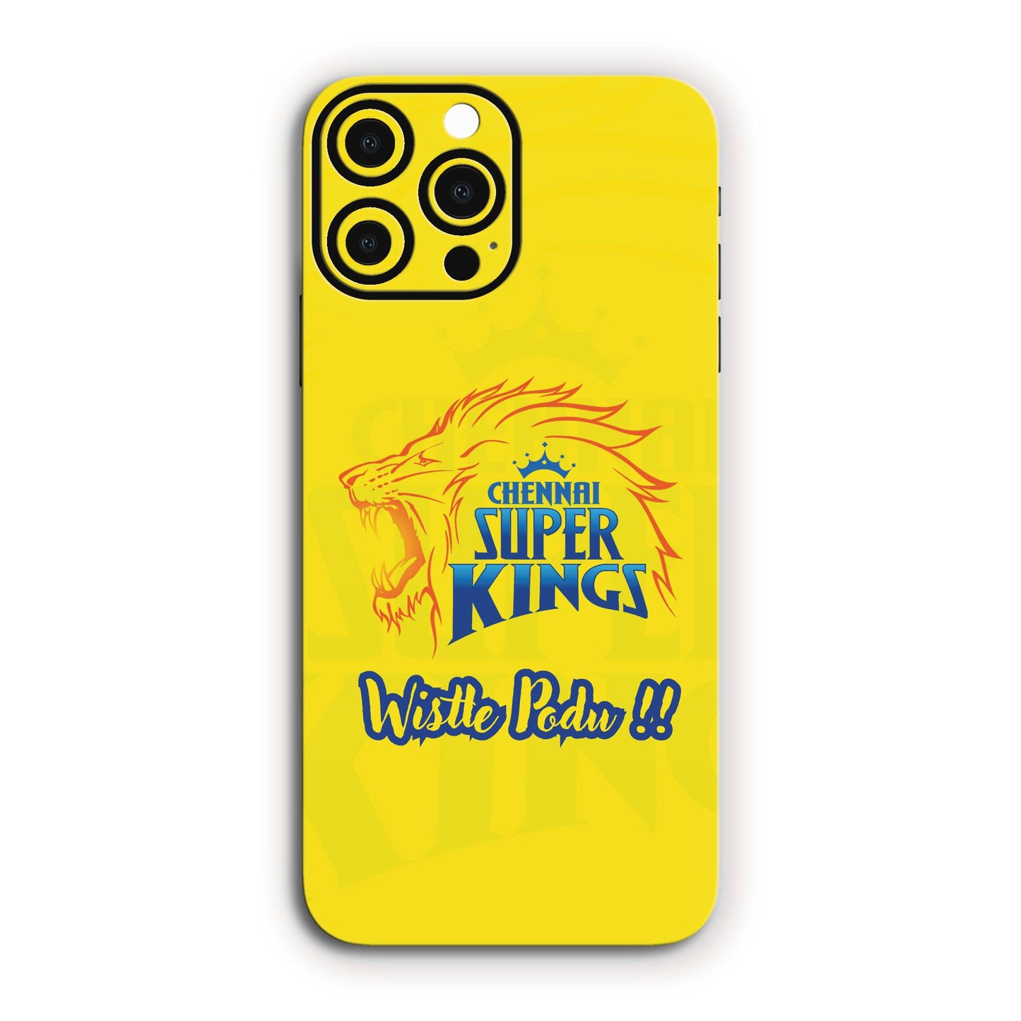 Chennai Super Kings (CSK) Whistle Podu IPL Mobile Skin