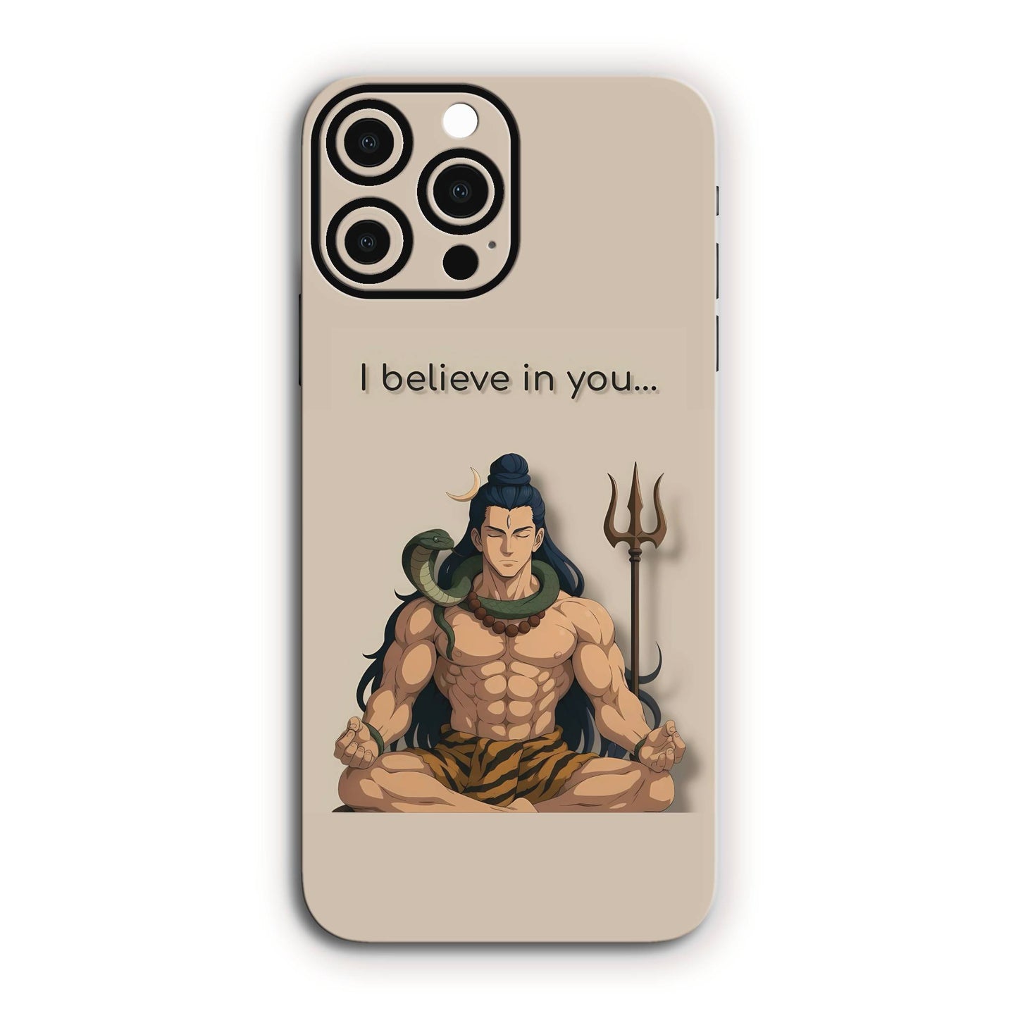 Lord Shiva Meditation Mobile Skin – I Believe in You