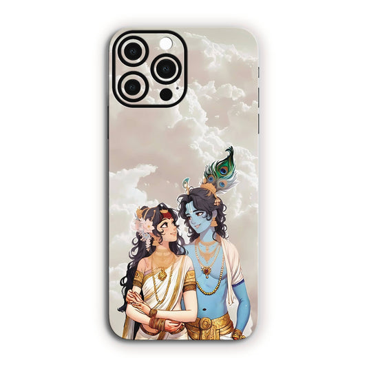 Radha Krishna Divine Love Designer Mobile Skin
