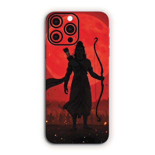 Shri Ram Red Sun Mobile Skin – Divine Archer