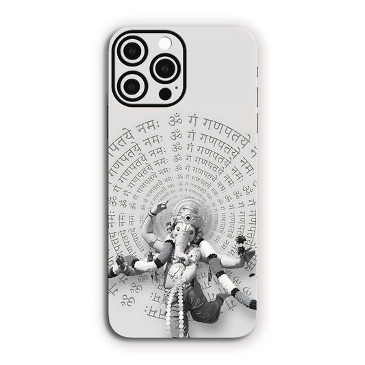 Ganesha Mantra Spiral Mobile Skin