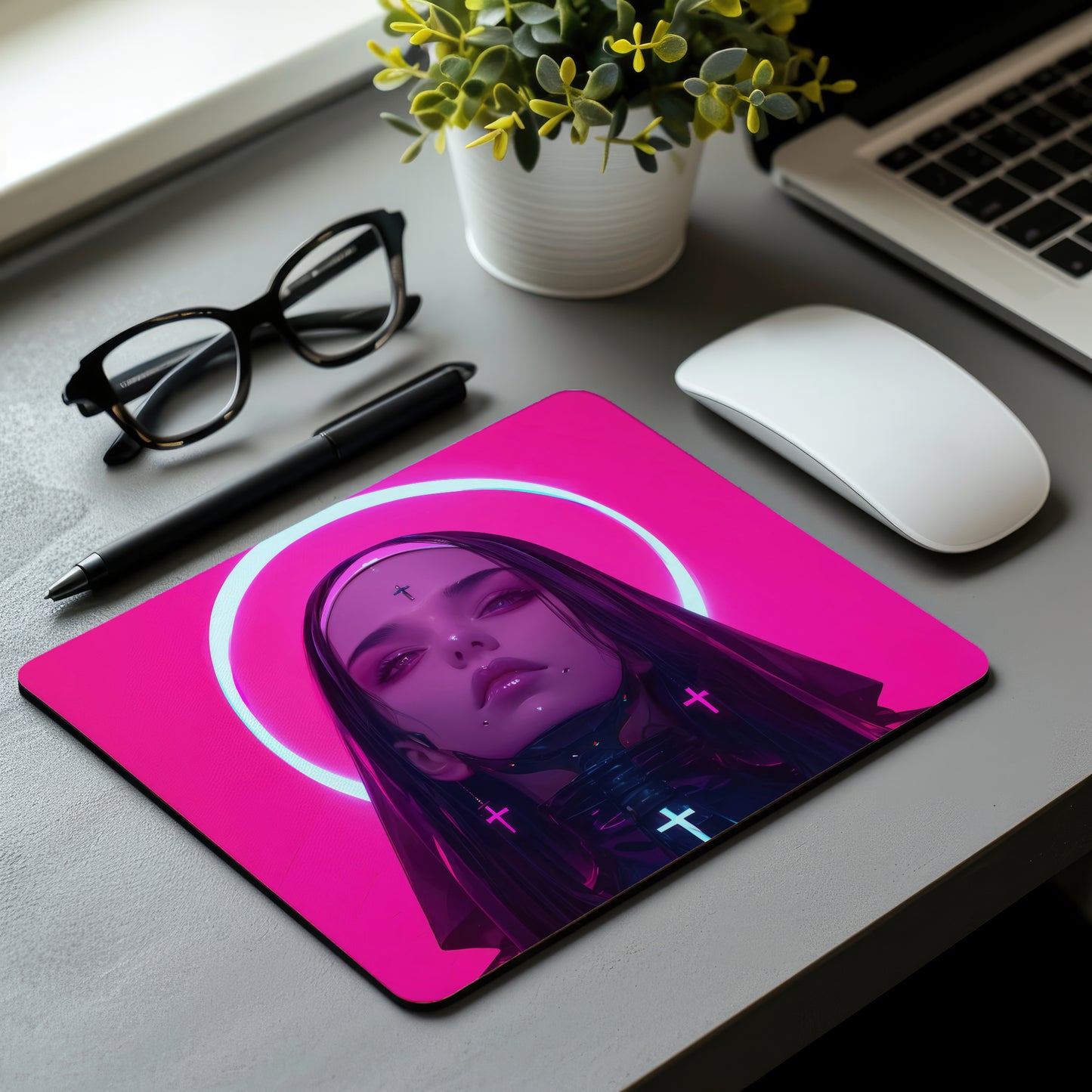 Anime Girl Mouse Pad