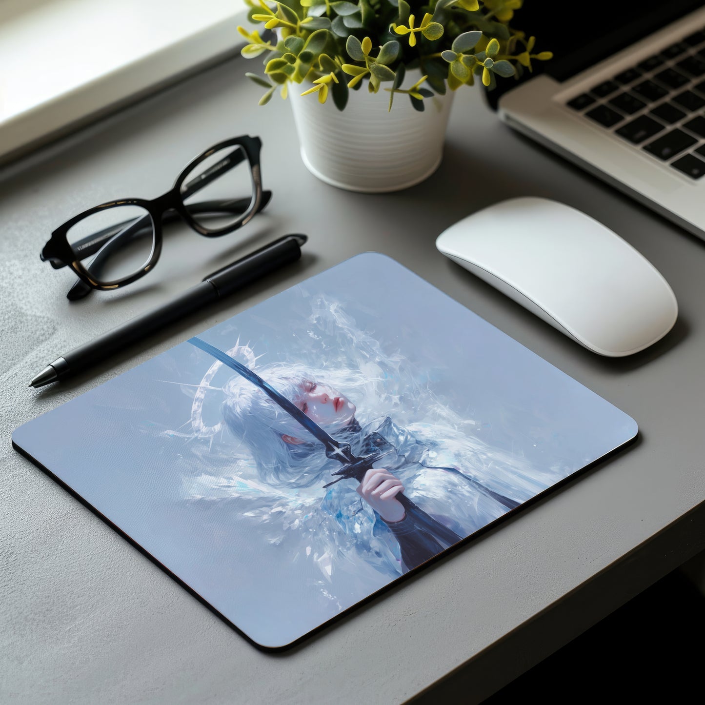 Anime Girl Mouse Pad