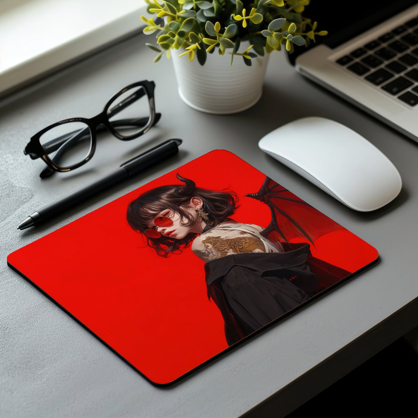 Anime Girl Mouse Pad