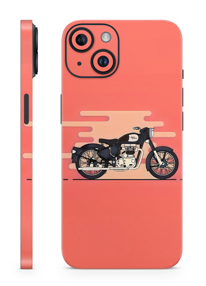 Art Royal Enfield Bike Mobile Skin