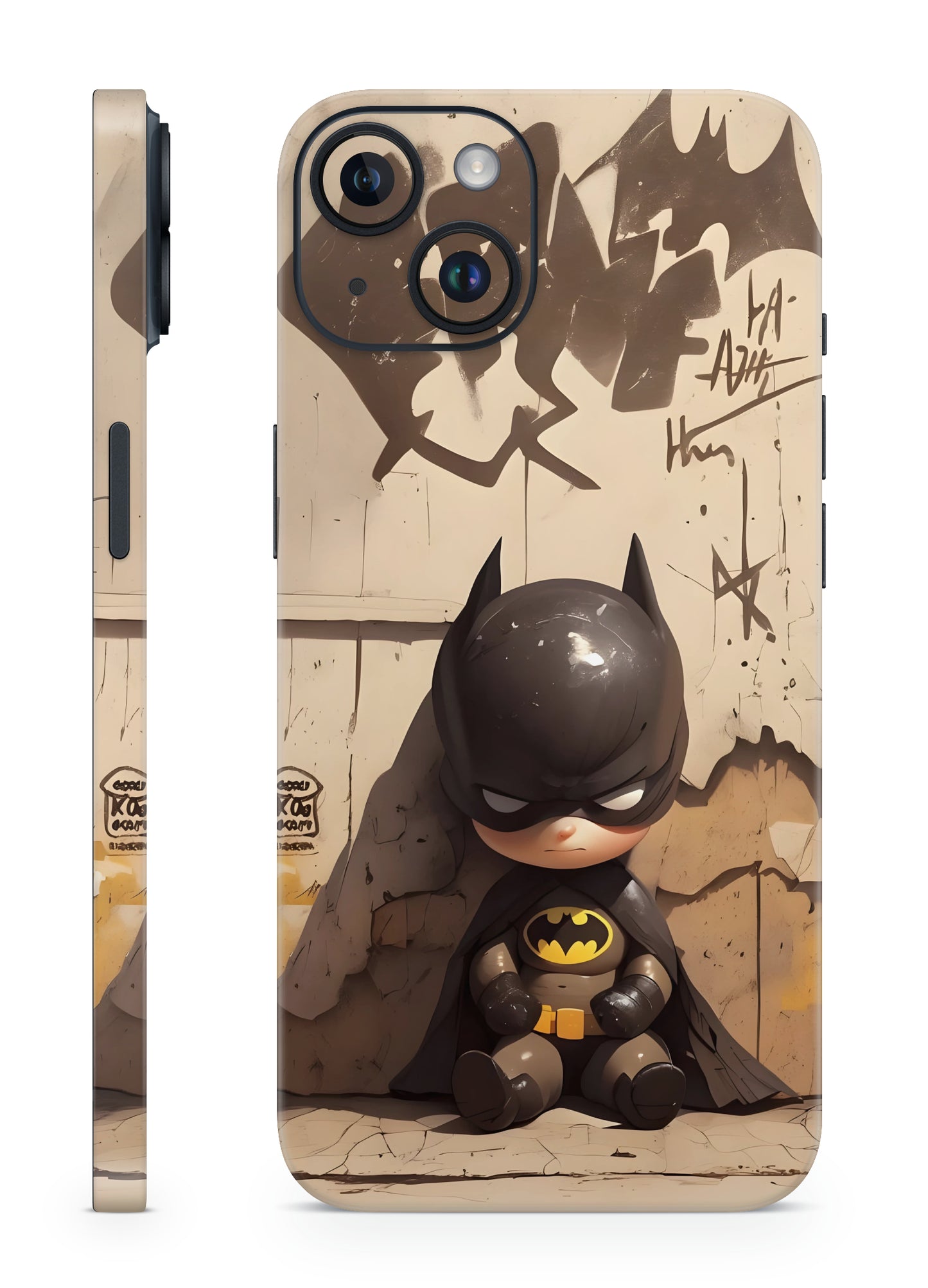 Batman Graffiti Cartoon Mobile Skin