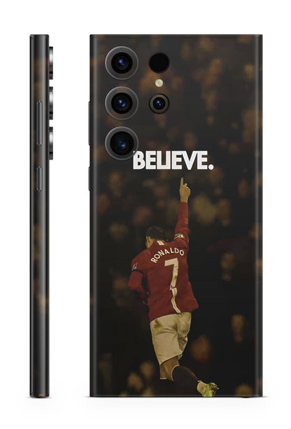 Believe Ronaldo Manchester United Mobile Skin