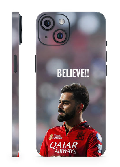 Believe!! Virat Kohli Cricket Mobile Skin