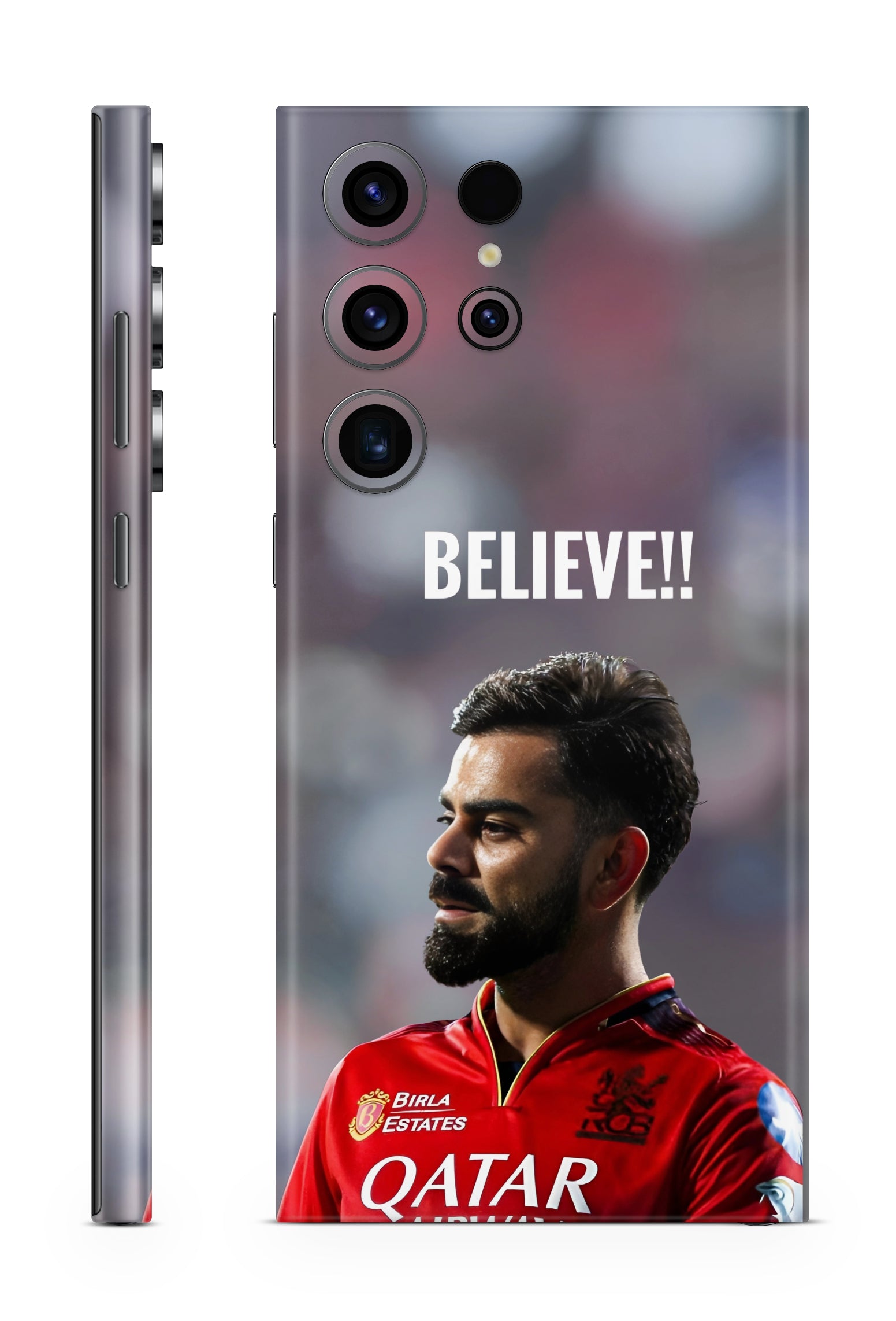 Believe!! Virat Kohli Cricket Mobile Skin