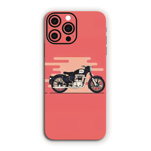 Art Royal Enfield Bike Mobile Skin