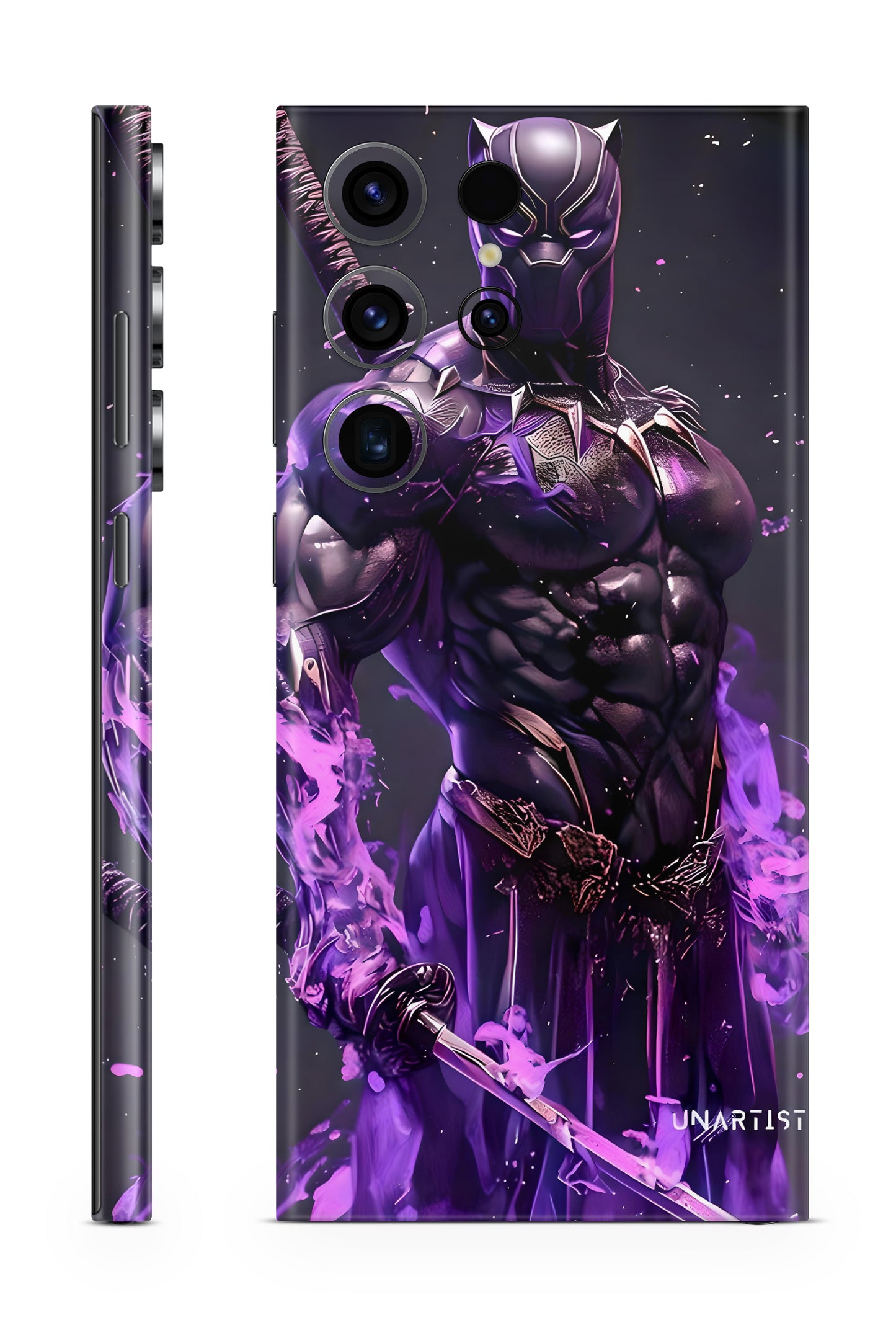 Black Panther Superhero Mobile Skin