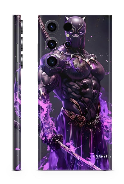 Black Panther Superhero Mobile Skin