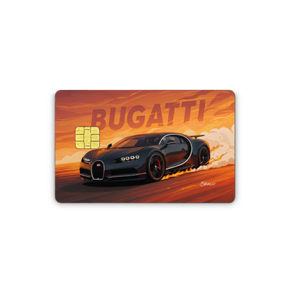 Bugatti Chiron: Blazing Hypercar Card Skin