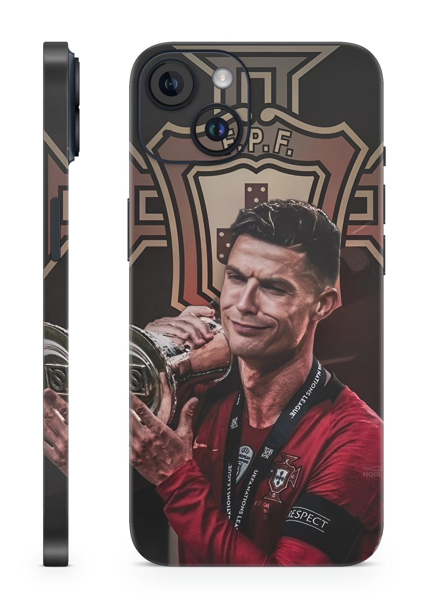 CR7 Portugal Champions Crest Football Mobile Skin