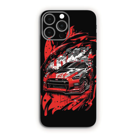 Nissan GTR Street Drift Car Mobile Skin