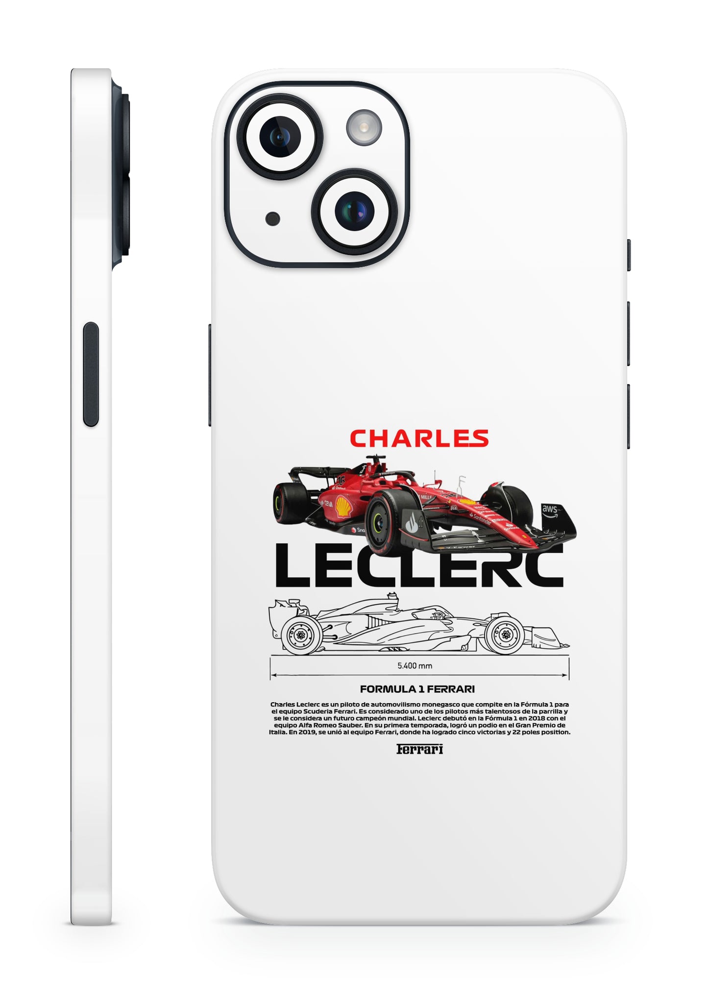 Charles Leclerc F1 mobile skin