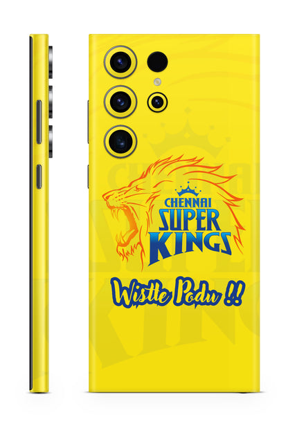 Chennai Super Kings (CSK) Whistle Podu IPL Mobile Skin
