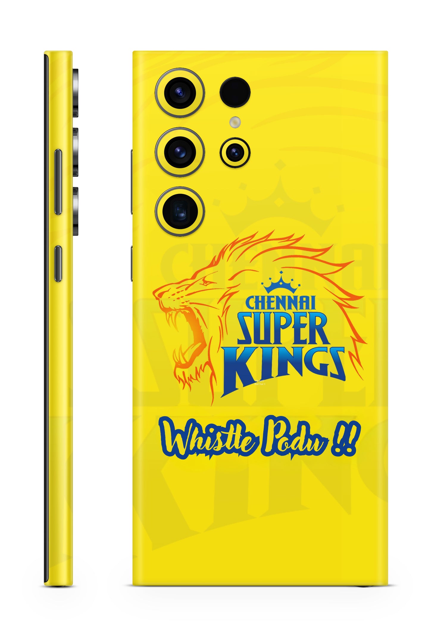 Chennai Super Kings (CSK) Whistle Podu IPL Mobile Skin 2