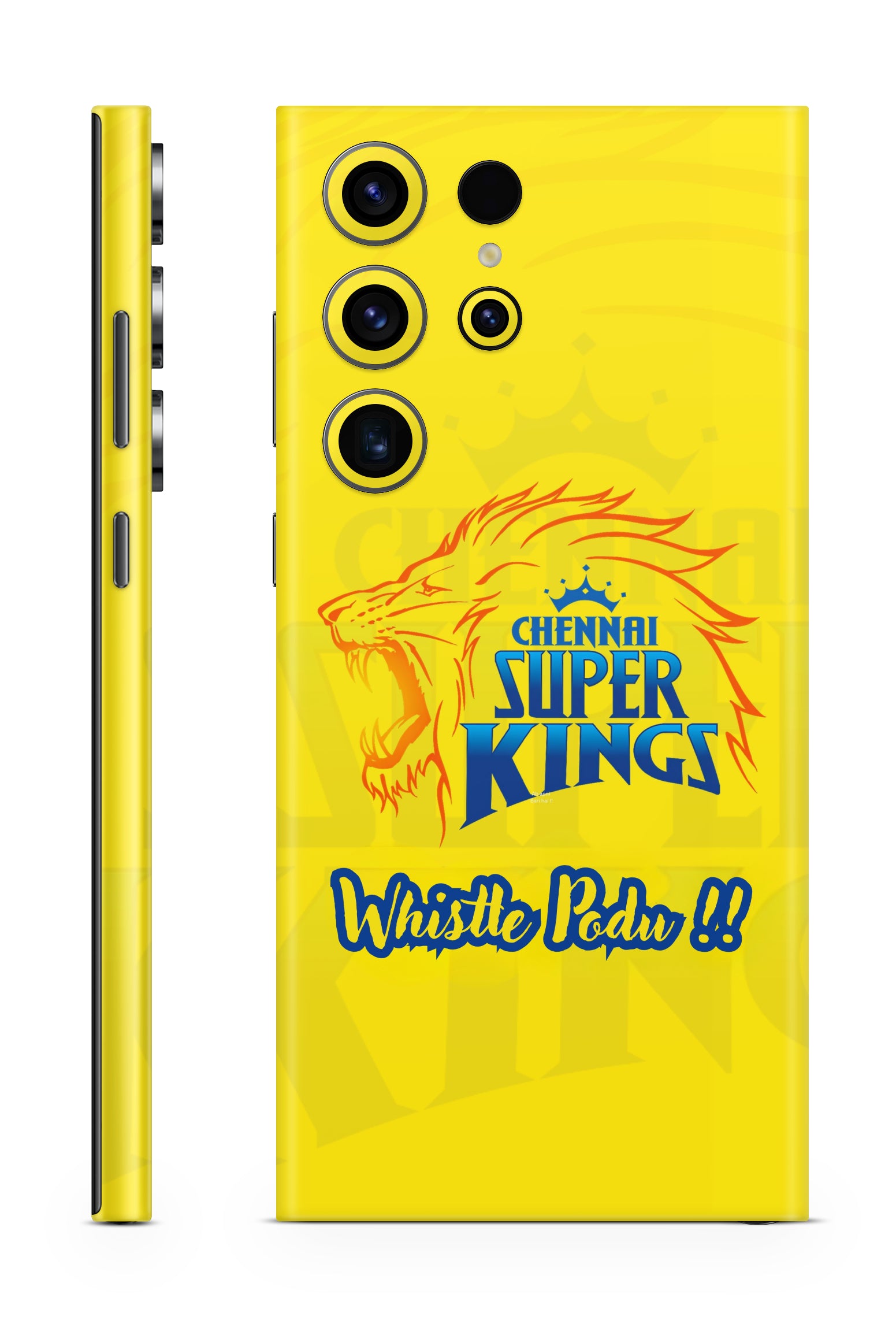 Chennai Super Kings (CSK) Whistle Podu IPL Mobile Skin 2