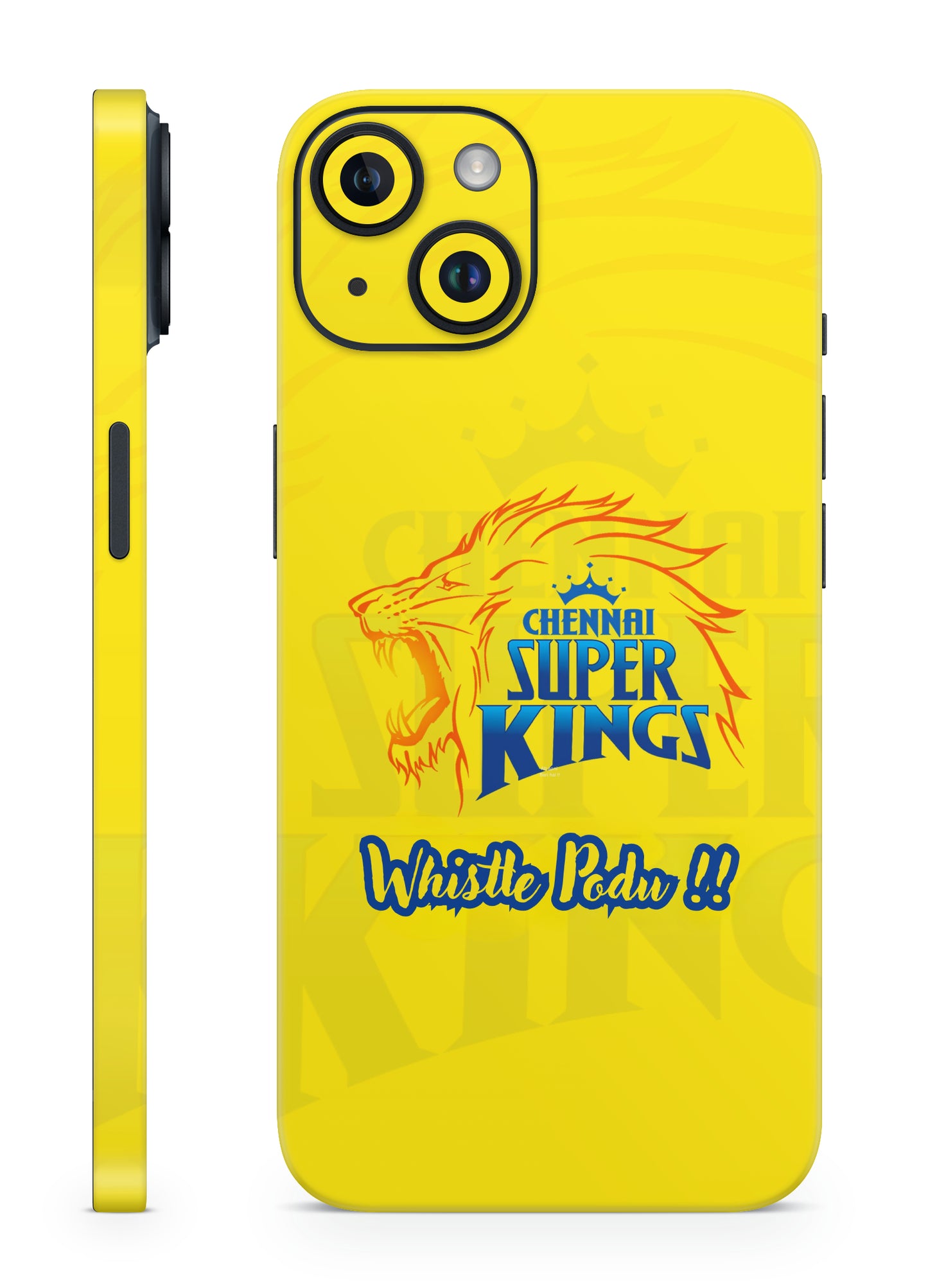 Chennai Super Kings (CSK) Whistle Podu IPL Mobile Skin 1