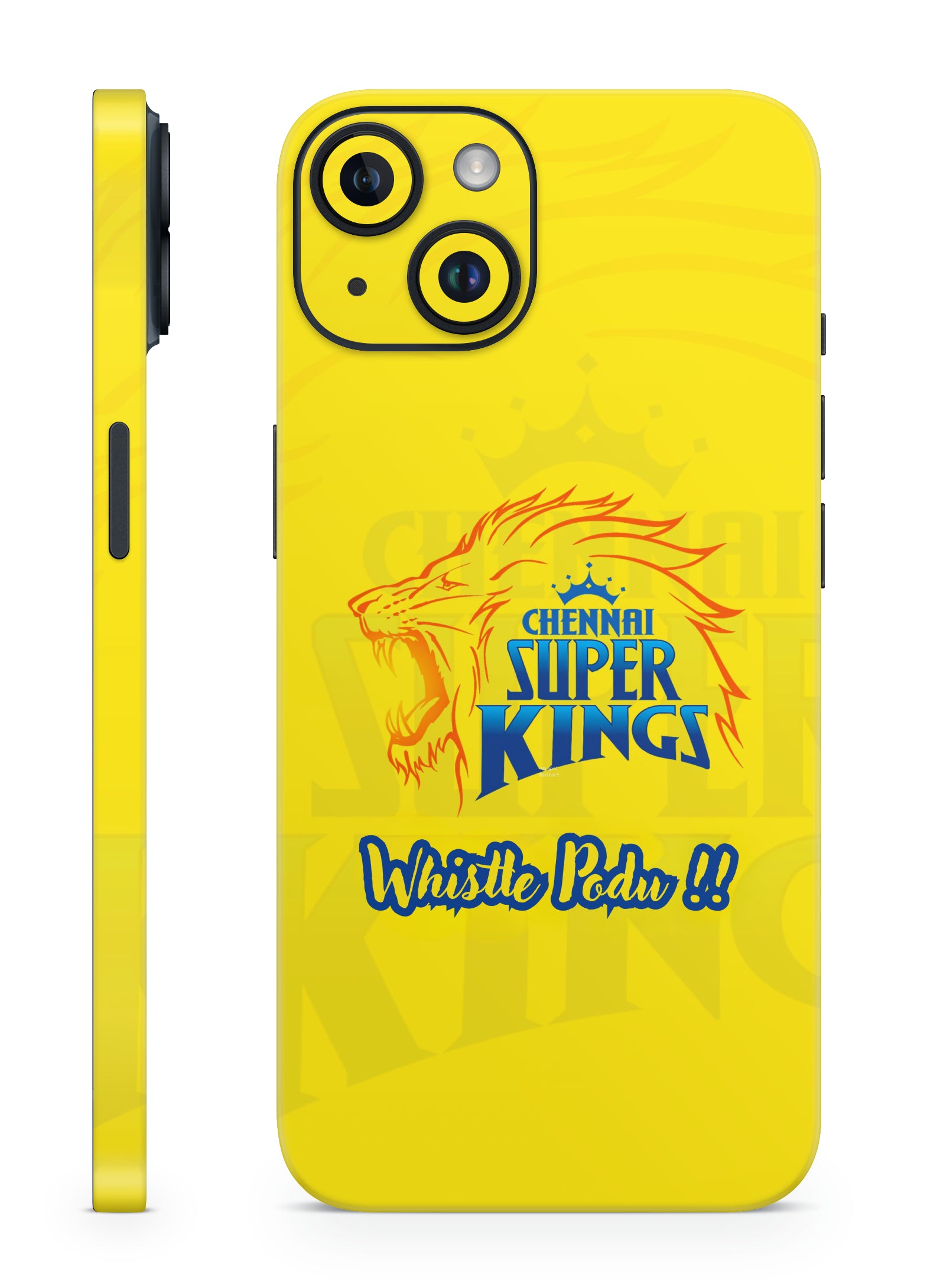 Chennai Super Kings (CSK) Whistle Podu IPL Mobile Skin 1