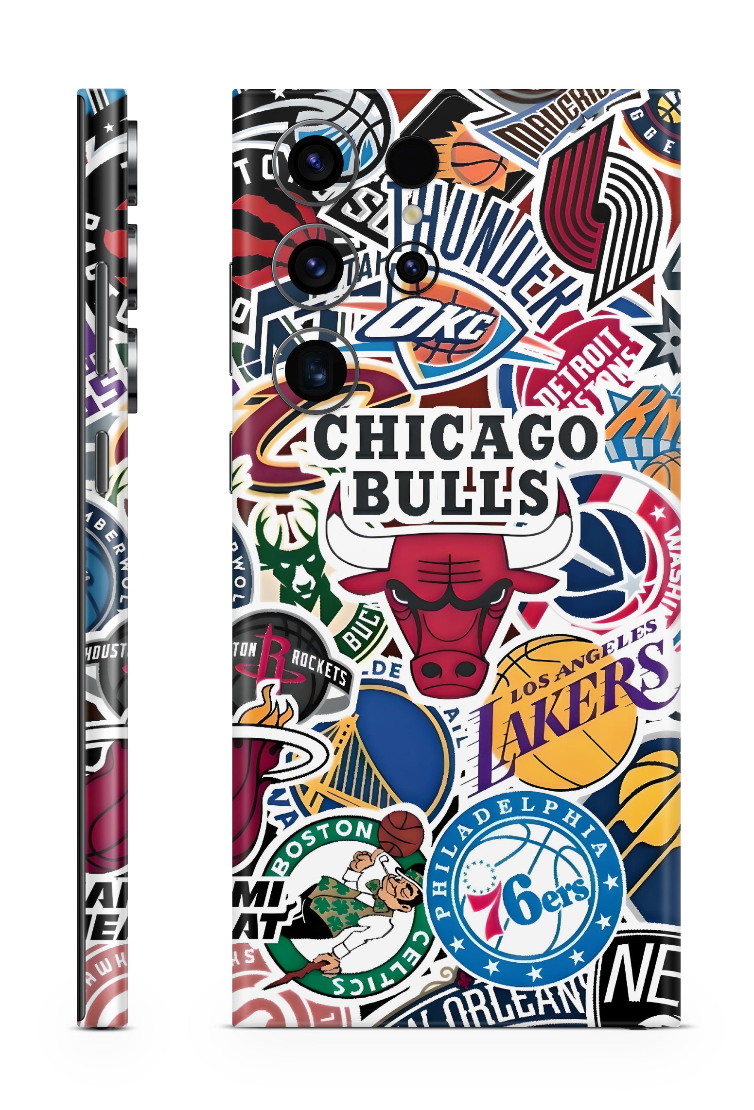 Chicago Bulls Logo Basket Ball Mobile Skin