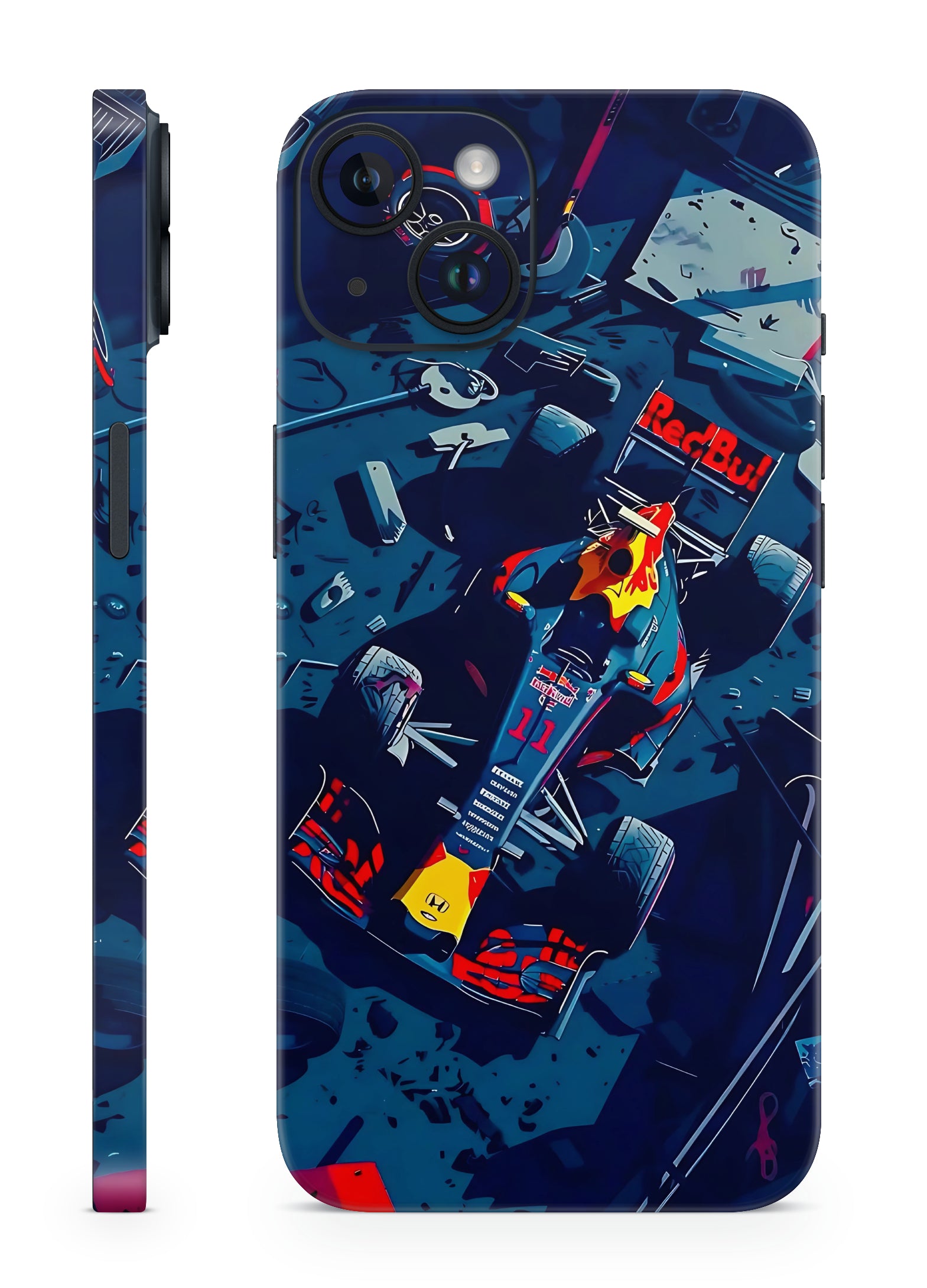 Comic Style Red Bull Racing Mobile Skin