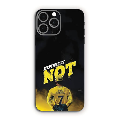 Definitely Not MSD CSK Cricket Mobile Skin