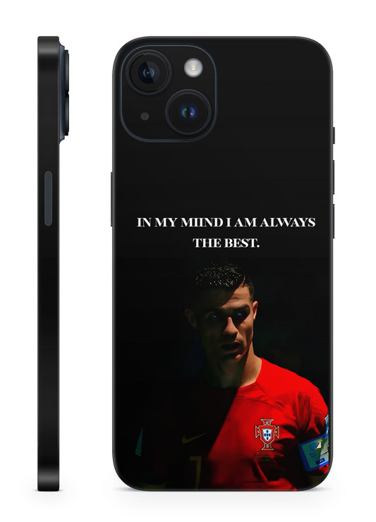 Cristiano Ronaldo: Always The Best Quote Phone Skin