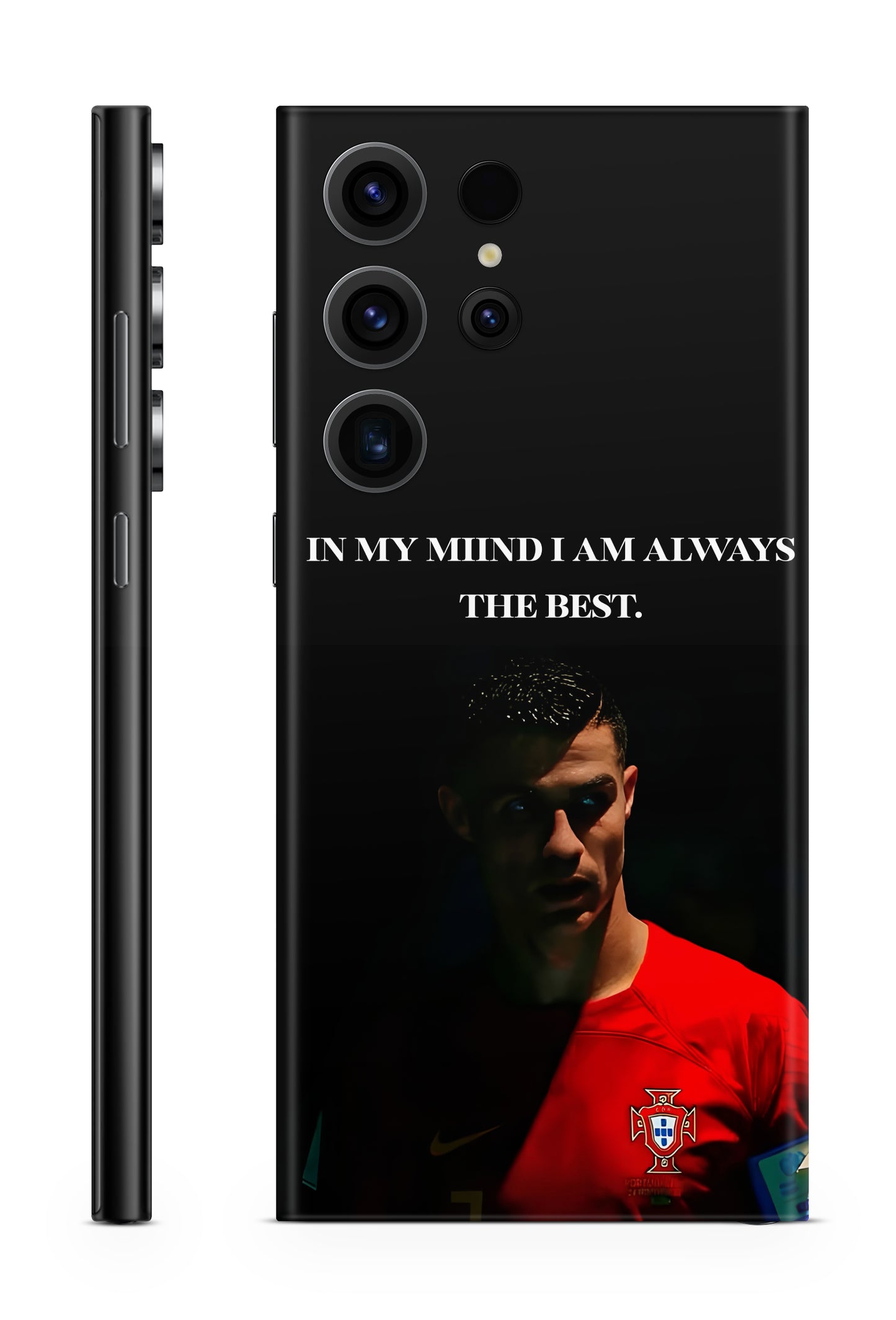 Cristiano Ronaldo: Always The Best Quote Phone Skin
