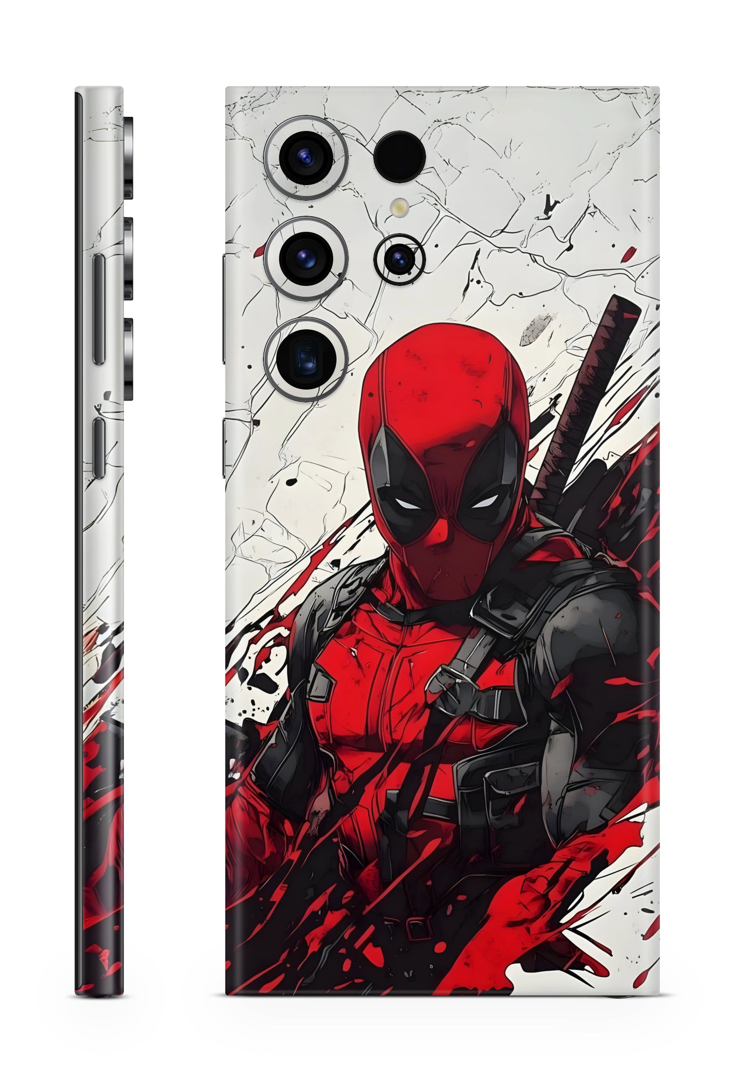 Deadpool Comic Style Hero Mobile Skin