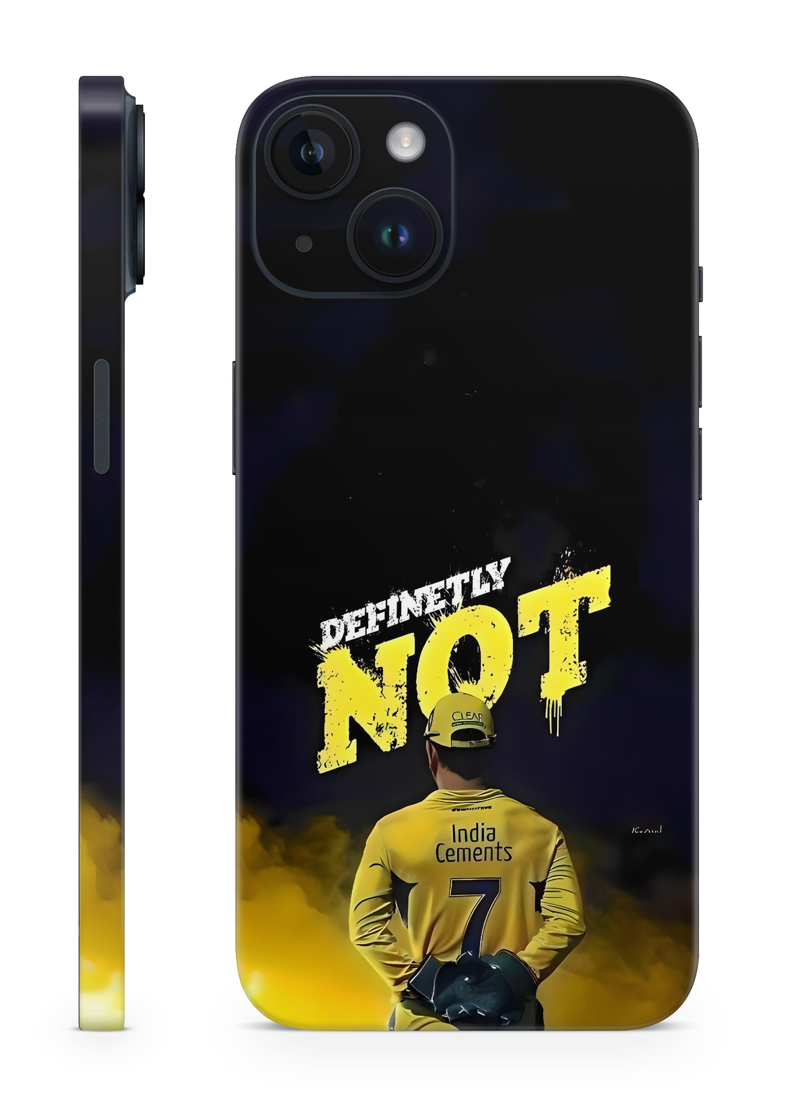 Definitely Not MSD CSK Cricket Mobile Skin