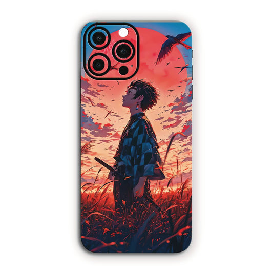 Tanjiro Kamado Demon Slayer Anime Mobile Skin
