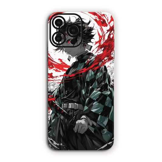 Tanjiro Kamado Demon Slayer Anime Mobile Skin