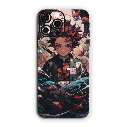 Tanjiro Kamado Demon Slayer Anime Mobile Skin