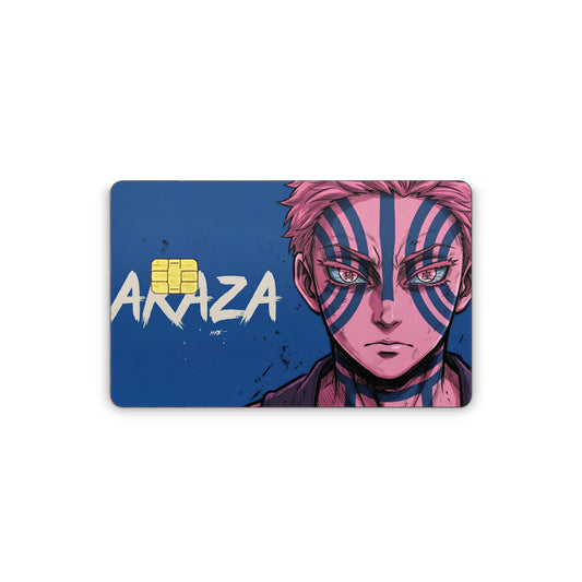 Demon Slayer Akaza: Upper Moon Three Card Skin