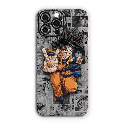 Son Goku Peace Dragon Ball Anime Mobile Skin
